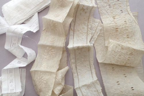 Antique cotton stitched - cotton,