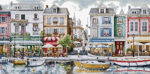 Kit punto croce quayside - kit,
