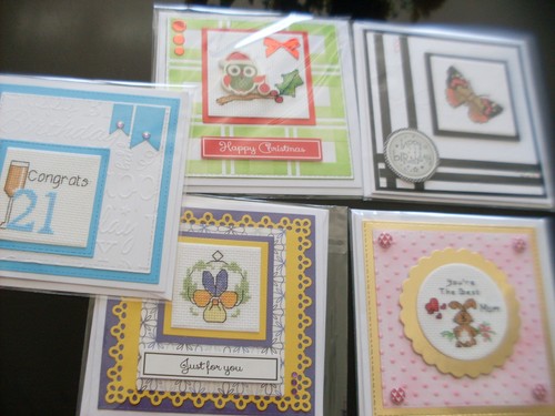 Carte punto croce completate - punto,